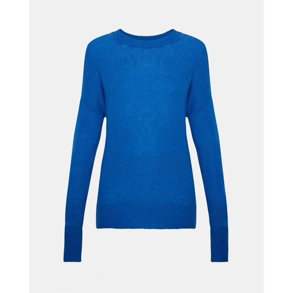 THEORY Karenia L Royal Blue 100% Cashmere Knit Oversized Sweater, Size P/S - Picture 5 of 16
